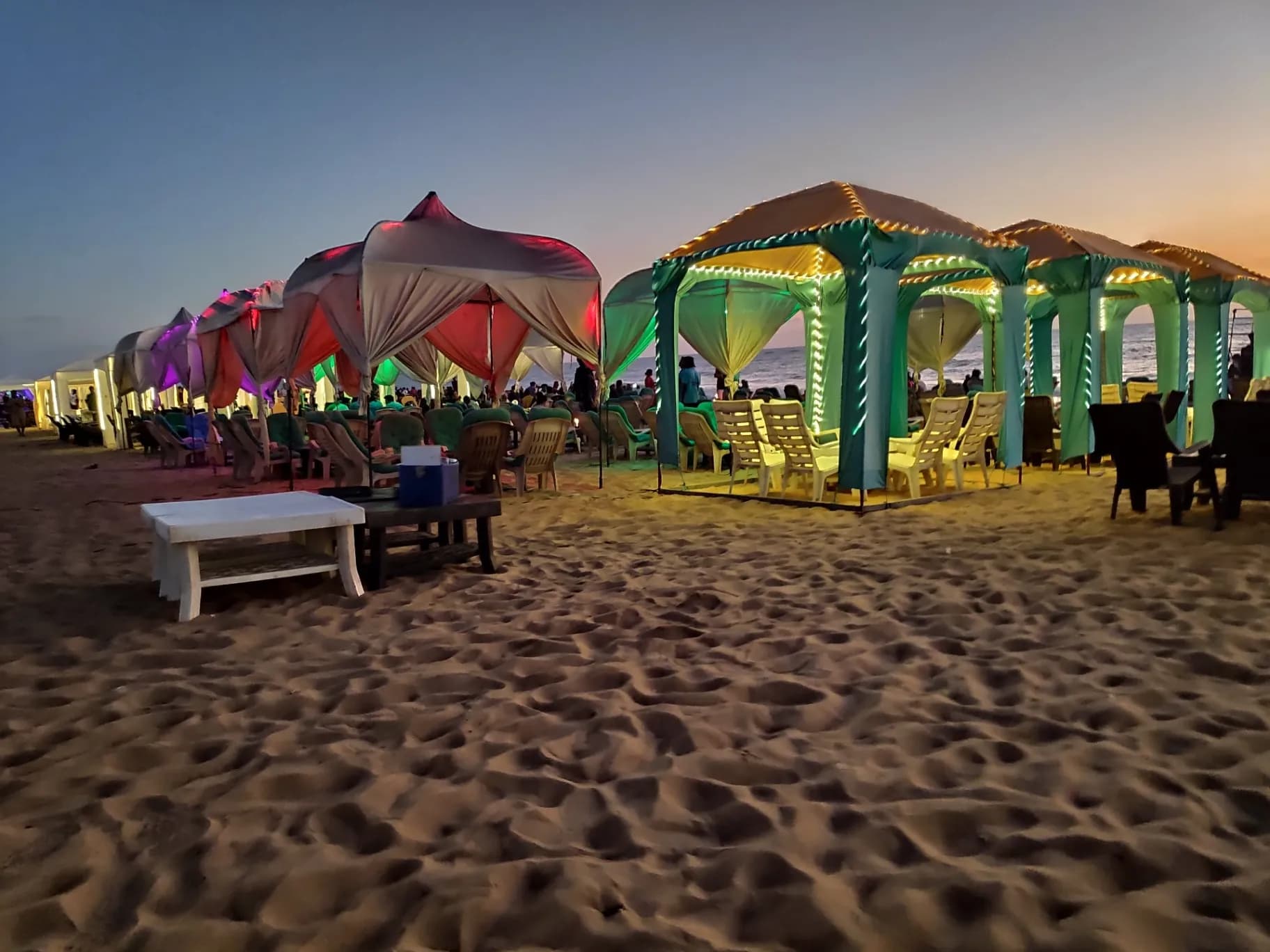 Calangute Beach Night